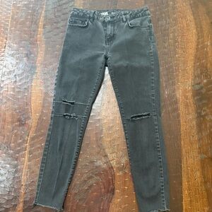 Vans Black Distressed Skinny Jeans